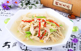 井冈山鸡丝烧山笋