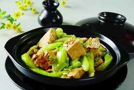 农庄丝瓜煮豆腐