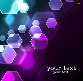 六边形科技炫酷背