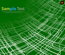 绿色科技网线背景