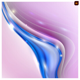 华丽曲线素材