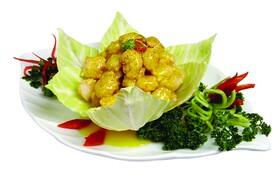 西柠芝麻虾仁