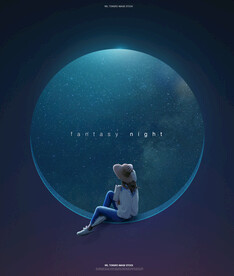 月亮星空梦想