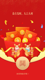 兔年红包 新年快乐 