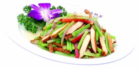 腊味香芹豆干