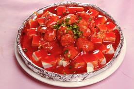鱼籽烧豆腐