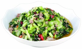 肉沫小白菜