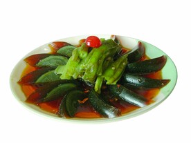 烧辣椒皮蛋