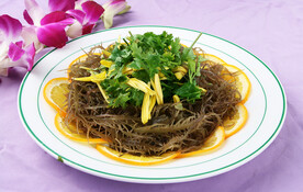 香菜菊花拌海草