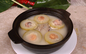 瑶柱排骨煲节瓜