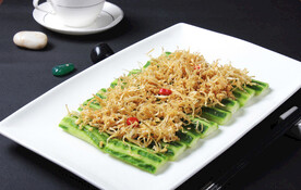 银鱼干蒸广东丝瓜