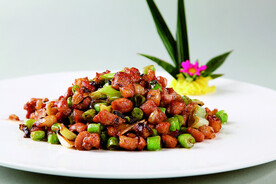 橄榄肉炒四季豆