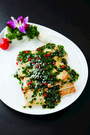 煎豆腐炒韭菜