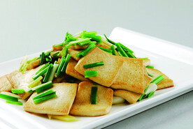 小香葱煎豆腐