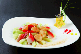 有机甜葛人参炒双贝