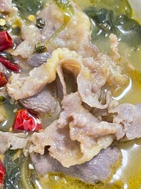 酸菜牛肉片