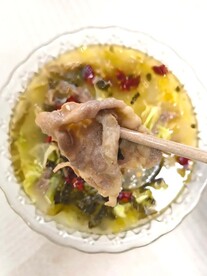 酸菜牛肉