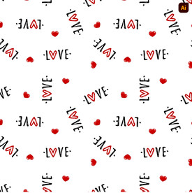 情人节可爱字母背景