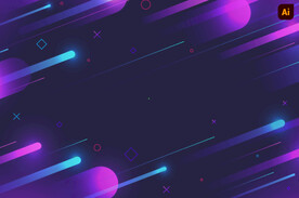 抽象动感海报背景