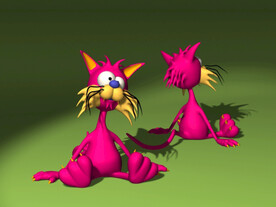 C4D模型猫猫