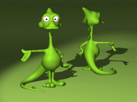 C4D模型小恐龙