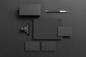 VI设计办公用具场景样机  