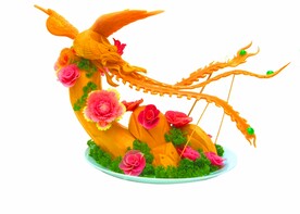 凤穿牡丹