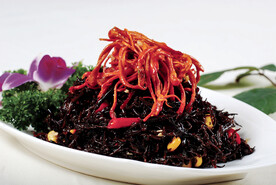 虫草花拌长寿菜