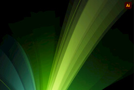 绿色抽象光线背景