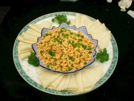 鱼籽卷饼
