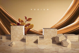 质感时尚电商产品场景分层背景