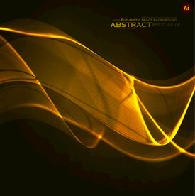 金色奢华曲线背景