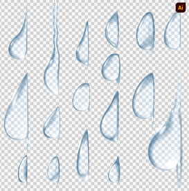水滴矢量素材
