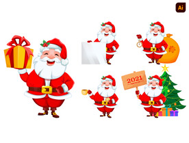 卡通圣诞老人