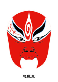 赵匡胤 脸谱 京剧