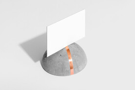 卡片名片VI设计高级场景样机