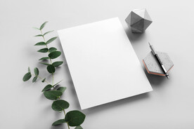 卡片名片VI设计高级场景样机 