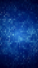 蓝色数字科技背景