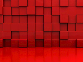 红色方块背景