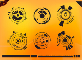 抽象机械科技元素