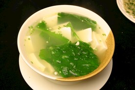 小白菜豆腐羹