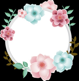 花朵标签免抠图