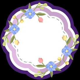 花朵标签免抠图