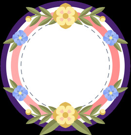 花朵标签免抠图