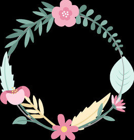 花朵标签免抠图