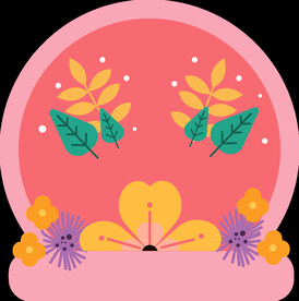 花朵标签免抠图