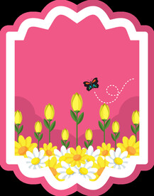 花朵标签免抠图