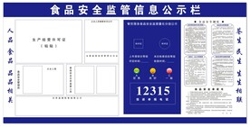 食品安全公示栏