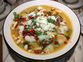 酸菜鱼片