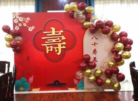 寿宴背景 平面图